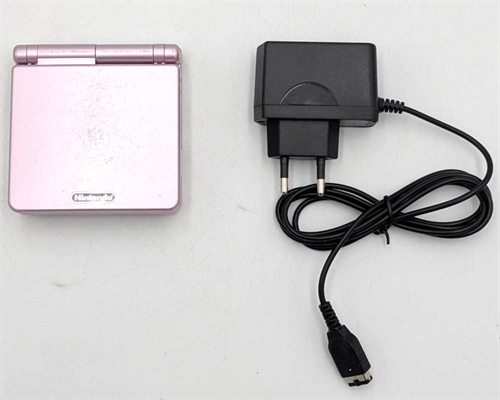 Gameboy Advance SP - Model AGS-001 - Pearl Pink - Konsol - SNR XEH17766458 (B Grade) (Genbrug)